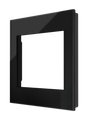 Crestron HZ2-FP-G2-GLASS-B – Horizon 2 Faceplate, 2-Gang, Black Glass Lighting Controls Crestron