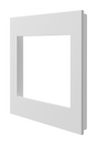 Crestron HZ2-FP-G2-W – Horizon 2 Faceplate, 2-Gang, White Lighting Controls Crestron