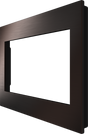 Crestron HZ2-FP-G3-B-DRK-BRZ – Horizon 2 Faceplate, 3-Gang, Dark Bronze with Black Rear Lighting Controls Crestron