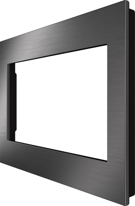 Crestron HZ2-FP-G3-B-DRK-NKL – Horizon 2 Faceplate, 3-Gang, Dark Nickel with Black Rear Lighting Controls Crestron