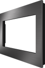 Crestron HZ2-FP-G3-B-DRK-NKL – Horizon 2 Faceplate, 3-Gang, Dark Nickel with Black Rear Lighting Controls Crestron