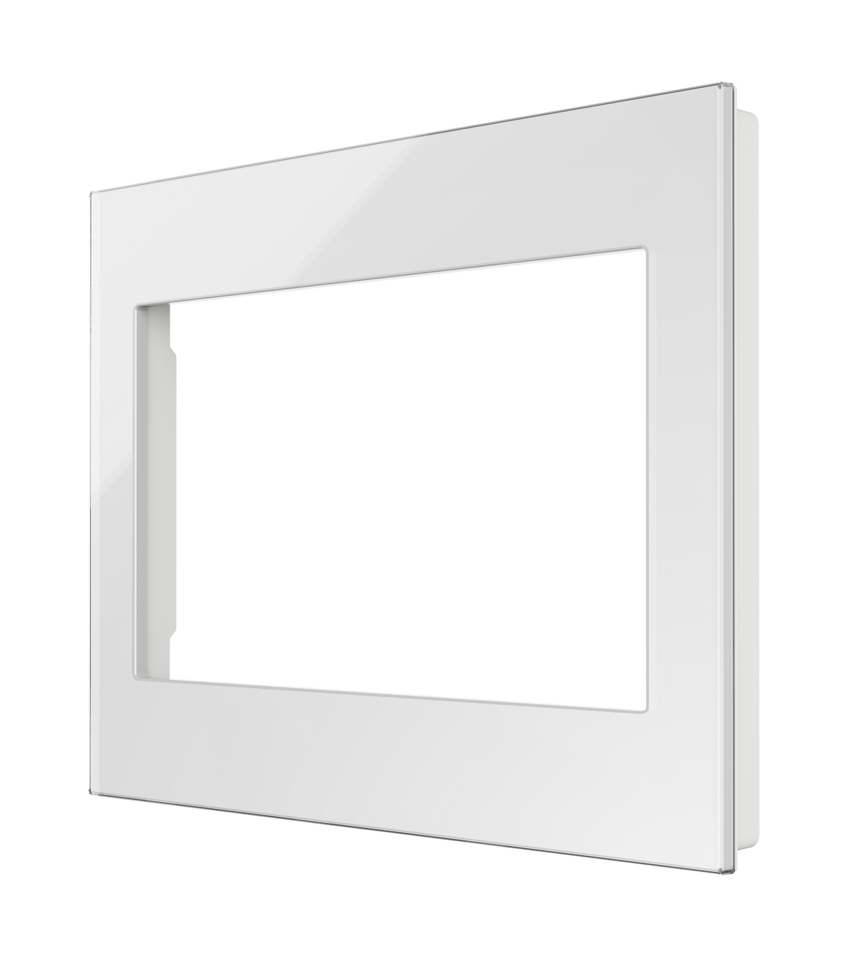 Crestron HZ2-FP-G3-GLASS-W – Horizon 2 3-Gang Faceplate, Glass White Crestron