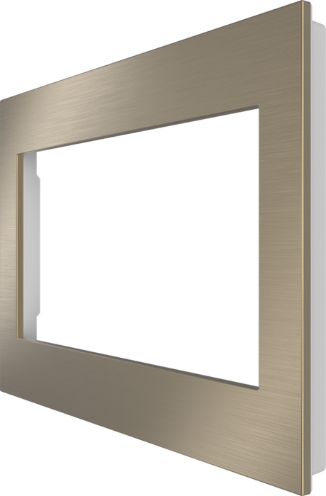 Crestron HZ2-FP-G3-W-DRK-NKL – Horizon 2 Faceplate, 3-Gang, Dark Nickel Lighting Controls Crestron