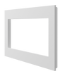 Crestron HZ2-FP-G3-W – Horizon 2 Faceplate, 3-Gang, White Lighting Controls Crestron