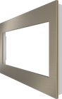 Crestron HZ2-FP-G4-W-BR-BRASS – Horizon 2 Faceplate, 4-Gang, Brushed Brass Lighting Controls Crestron