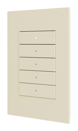 Crestron HZ2-KPCN-A – Horizon 2 In-Wall Keypad, Cresnet, Standard Engraved, Almond Crestron