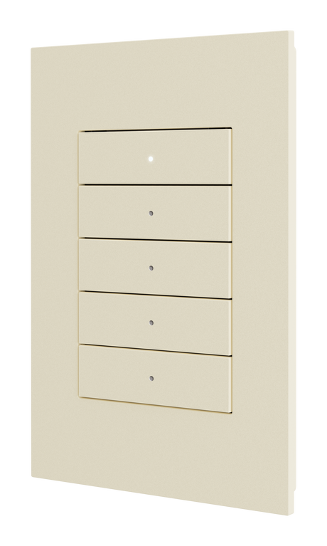 Crestron HZ2-KPCN-A – Horizon 2 In-Wall Keypad, Cresnet, Standard Engraved, Almond Lighting Controls Crestron