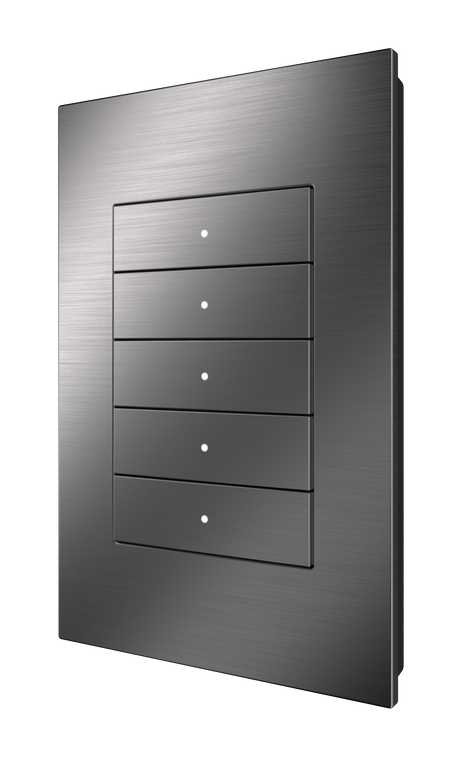 Crestron HZ2-KPEX-DRK-BRZ – In-Wall Keypad, Dark Bronze, Engraved Lighting Controls Crestron
