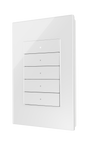 Crestron HZ2-KPEX-GLASS-B – Horizon 2 In-Wall Keypad, infiNET EX, Black Glass, Engraved Crestron