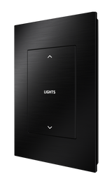 Crestron HZ2-SWEX-BR-BLK – Horizon 2 In-Wall Switch, infiNET EX, 120 VAC, Brushed Black, Engraved Lighting Controls Crestron