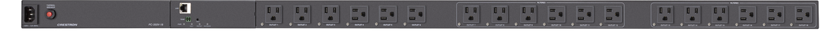 Crestron PC-350V-18 – 18-Outlet Vertical Networked Power Controller with Surge Protection Crestron