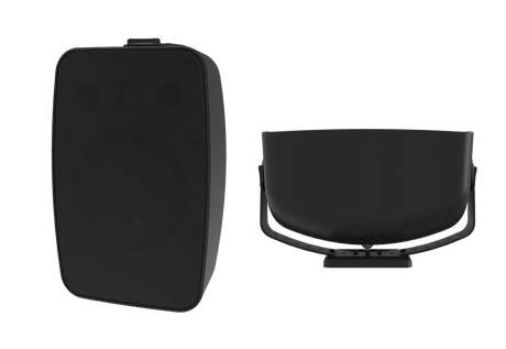 Crestron SAROS SMT6T-AW-B-T – Saros 6.5 in. 2-Way All Weather Surface Mount Speaker, Black Textured, Single Speakers Crestron