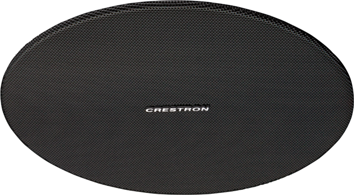 Crestron SPKA-GRILLE-IC402-B – Round Grilles for 4 in. In-Ceiling Speakers, Black, 2 Pack Speaker Systems Crestron