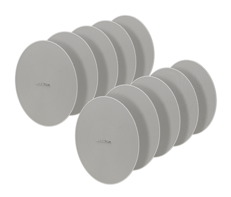 Crestron Saros DM NAX IC4 Speaker Grilles, White, 10-Pack Speaker Accessories Crestron