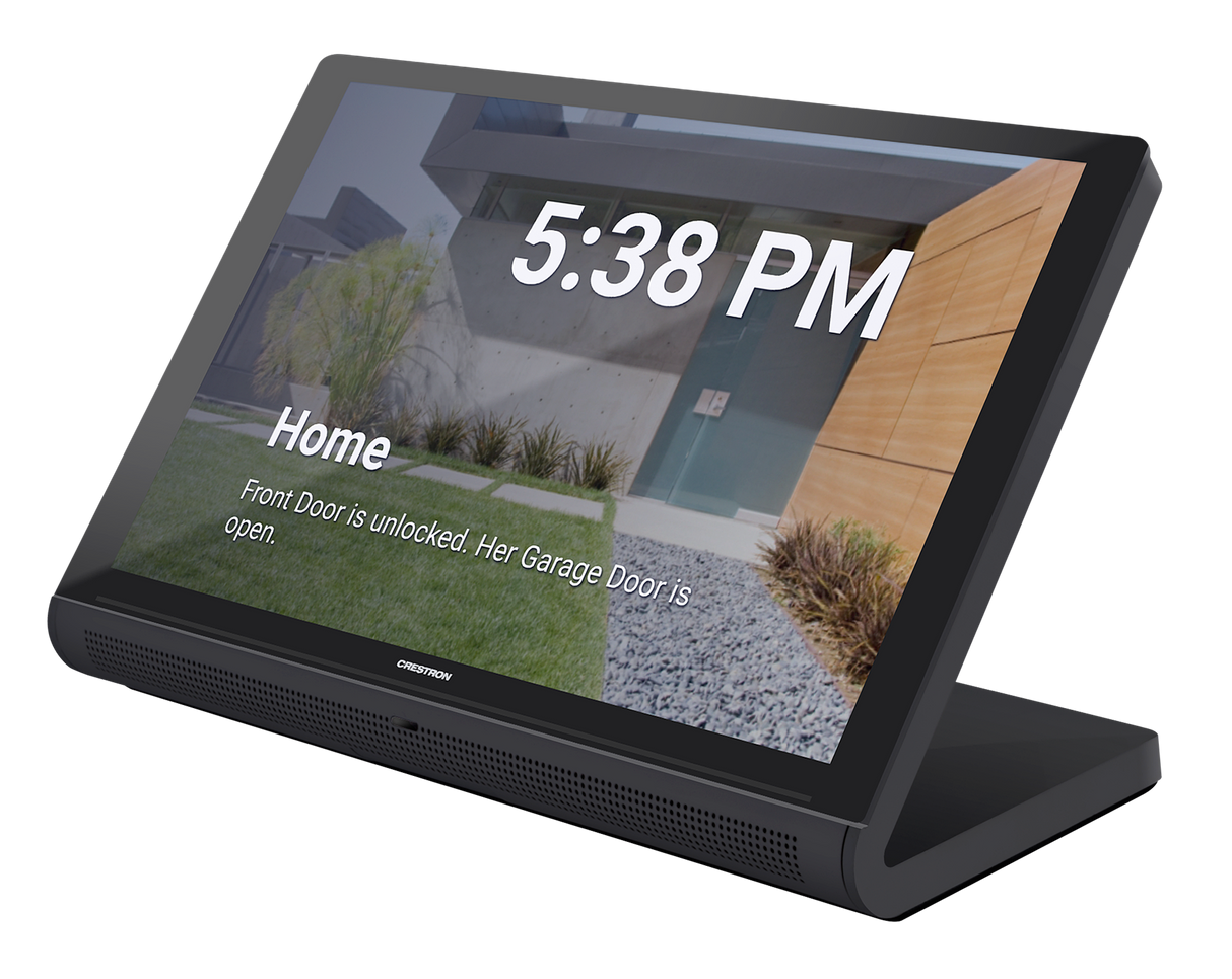 Crestron TS-1070R-B – 10.1 in. Tabletop Touch Screen, Crestron Home OS, Black Crestron