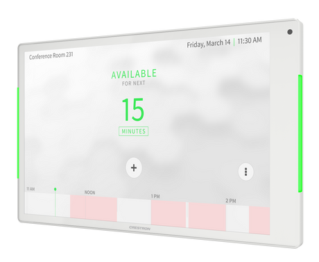 Crestron TSS-1080-W – 10.1 in. Room Scheduling Touch Screen, White Room Reservation Crestron
