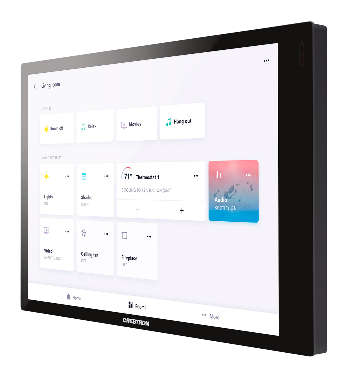 Crestron TSW-770R-B – 7.0 in. Wall Mount Touch Screen, Black Crestron