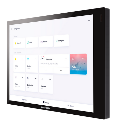 Crestron TSW-770R-B – 7.0 in. Wall Mount Touch Screen, Black Room Control Crestron