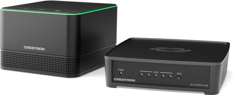 Crestron UC-AUDIO-1-B-DR1 KIT Crestron Flex Pod Wireless Audio Kit with Hub and Pod (Black)