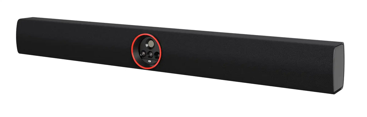 Crestron Collab Small Meeting Room — Microsoft Teams Rooms with Videobar 70 All-in-One Soundbar, Touch Screen and BYOD Kit Video Conferencing System Bundle Crestron