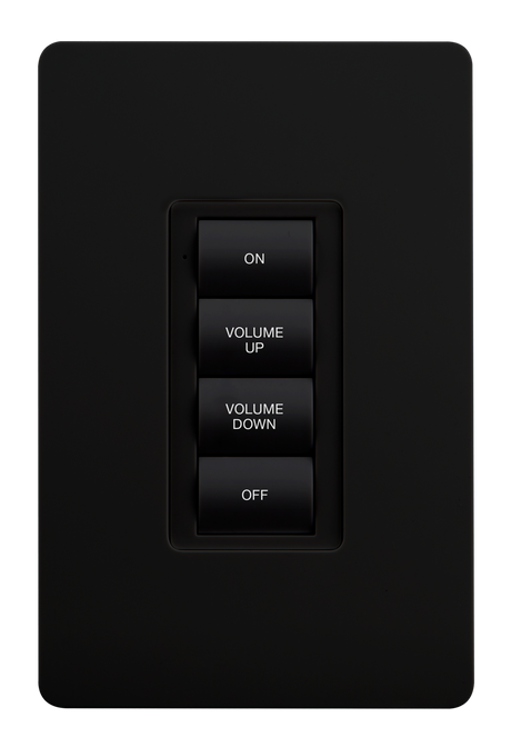 Crestron ZUMMESH-KP10AMBATT-B-S – ZumMesh Wireless Battery-Powered 10-Button Keypad, Black Smooth Crestron