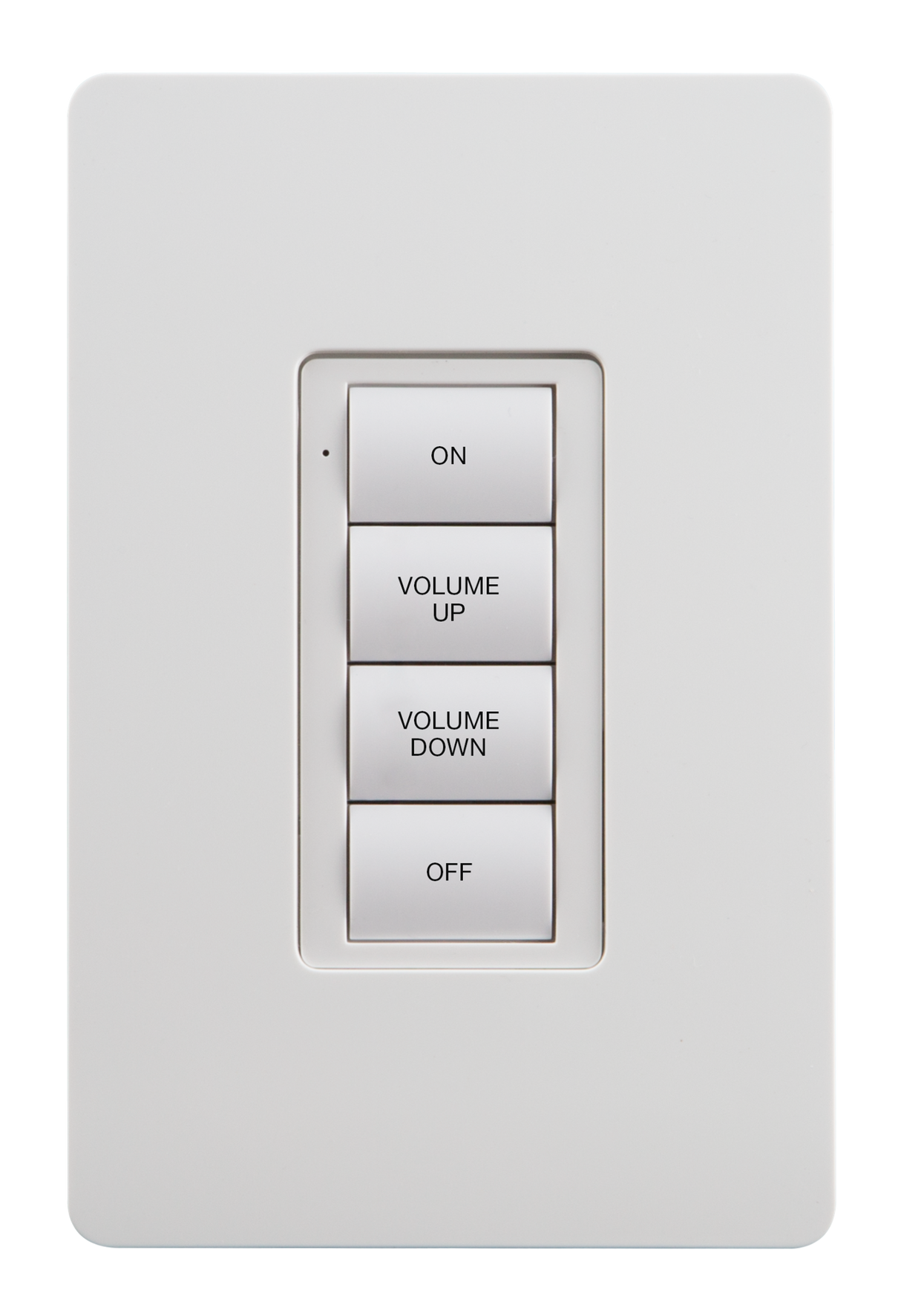 Crestron ZUMMESH-KP10AMBATT-W-S – AirMedia Wireless Battery-Powered Keypad, White Smooth Crestron