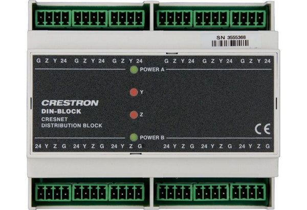 Crestron DIN Rail Cresnet Distribution Block - DIN-BLOCK