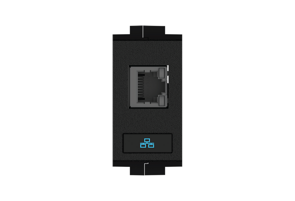 Crestron FT2A-CP-RJ45 – Connector Plate Module for FT2 ELEC Series, RJ45 CAT6 Cable Management Crestron