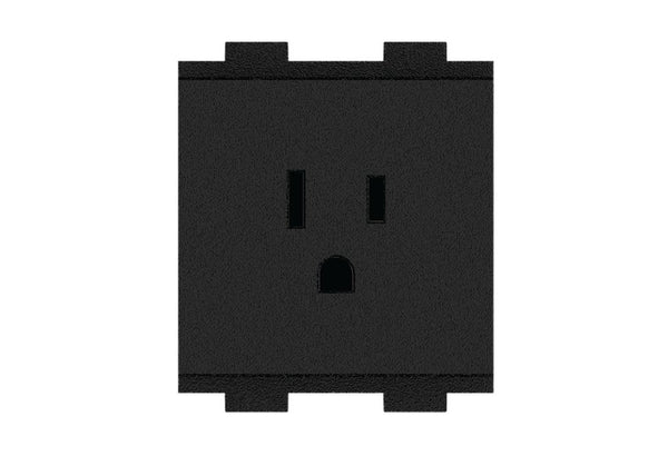 Crestron FT2A-PWR-US-1  AC Power Outlet Module for FT2 Series, Single, US NEMA 5, Type B, w/2 Under-Table Outlets & Cord