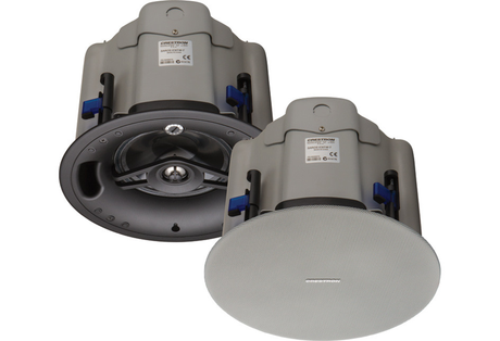 Crestron Saros IC4T-W-T-EACH+ – 4" 2-Way In-Ceiling Speaker, White Textured, Single Crestron