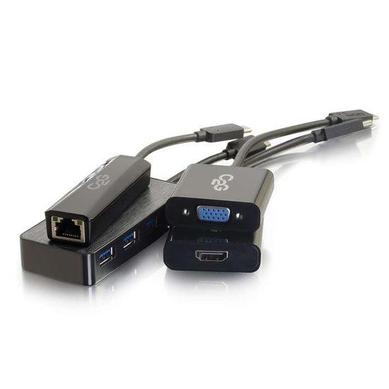 C2G CG30002 USB-C to HDMI®, VGA, Ethernet, or USB-A Adapter Kit for Chromebook™ Pixel (LIMITED AVAILABILITY)