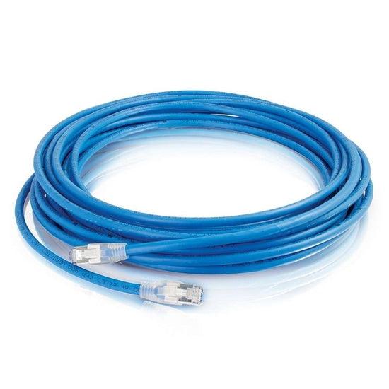 C2G CG43174 100ft HDBaseT Certified Cat6a Cable with Discontinuous Shielding (Blue)