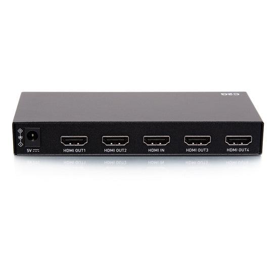 C2G C2G41601 4-Port HDMI® Distribution Amplifier Splitter - 4K 60Hz