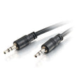 C2G CG40106 15ft 3.5mm Stereo Audio Cable With Low Profile Connectors M/M - In-Wall CMG-Rated Audio & Video Cables C2G