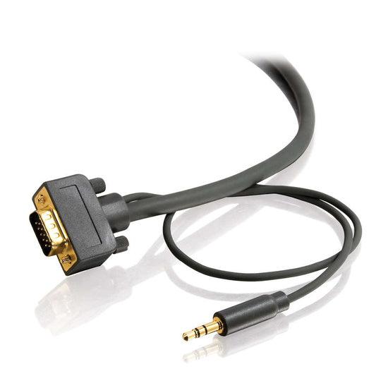 C2G CG28252 25ft Flexima™ VGA plus 3.5mm A/V Cable M/M - In-Wall CL3-Rated (LIMITED AVAILABILITY)