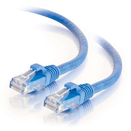 C2G CG31371 5 ft Cat6 Snagless Unshielded UTP Ethernet Network Patch Cable Multipack (25 Pack, Blue)