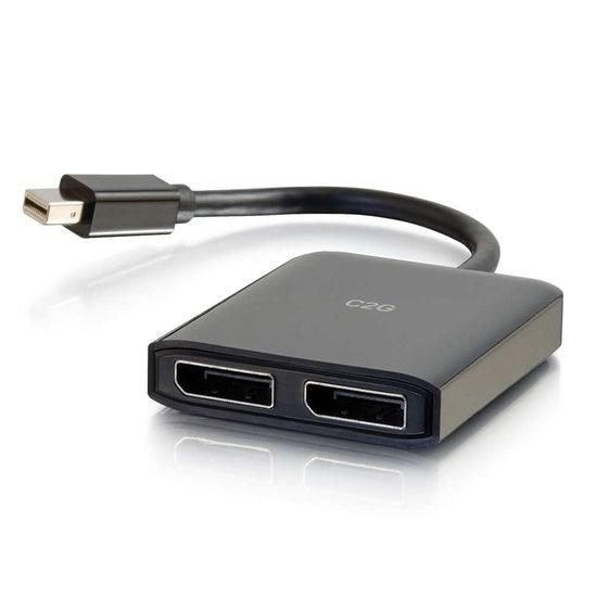 C2G CG54290 Mini DisplayPort™ 1.2 to Dual DisplayPort™ MST Hub - 4K