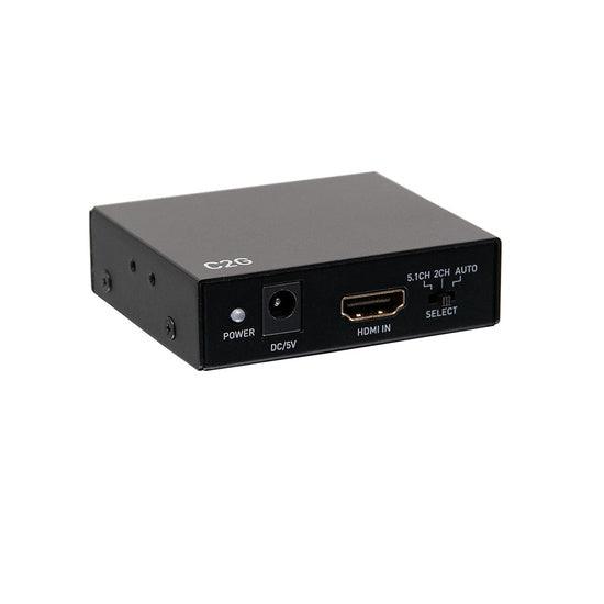 C2G C2G41003 HDMI® Audio Extractor with TOSLINK, SPDIF and 3.5mm - 4K 60Hz (LIMITED AVAILABILITY)