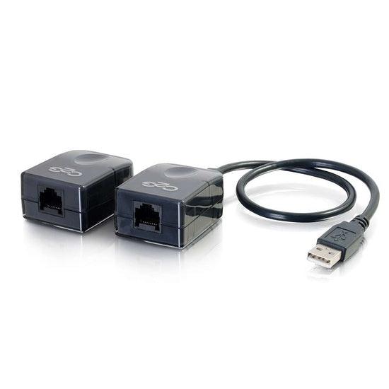 C2G CG29341 USB 1.1 Over Cat5 Superbooster™ Extender Dongle Kit