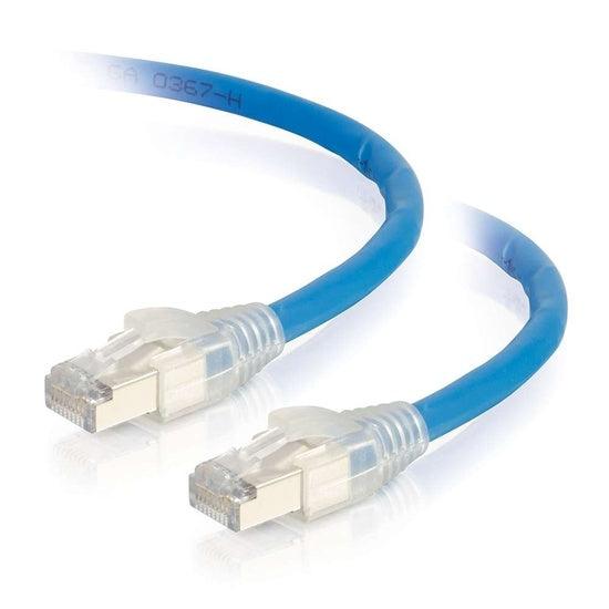 C2G CG43174 100ft HDBaseT Certified Cat6a Cable with Discontinuous Shielding (Blue)