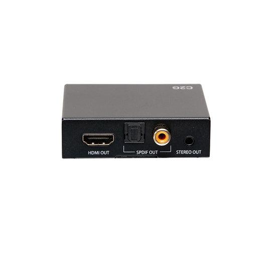 C2G C2G41003 HDMI® Audio Extractor with TOSLINK, SPDIF and 3.5mm - 4K 60Hz (LIMITED AVAILABILITY)