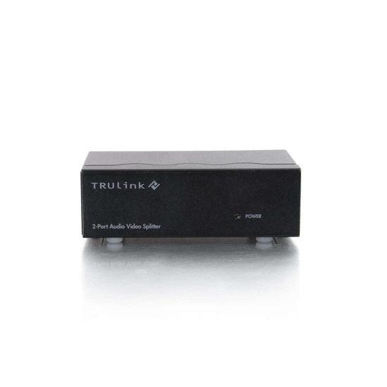 C2G CG39967 2-Port UXGA Monitor Splitter/Extender with 3.5mm Audio (Female Input)
