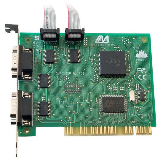 C2G CG26805 Lava™ Quattro-PCI 4-Port PCI 16550 DB9 Serial Card