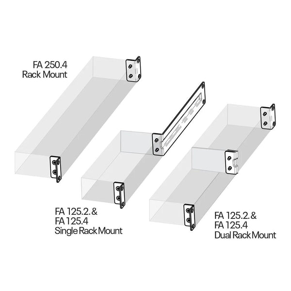 ASHLY FA1.2RM Rack mount for FA 125.2