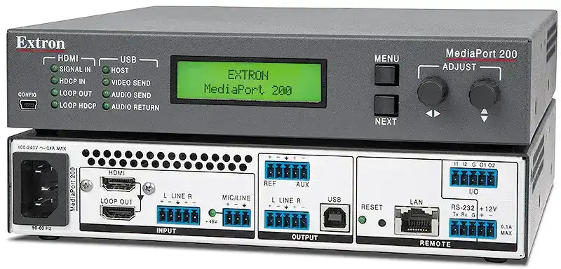 Extron MediaPort 200	HDMI and Audio to USB Scaling Bridge