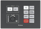 Extron MLC Plus 200 White and Black Faceplates, 3-Gang