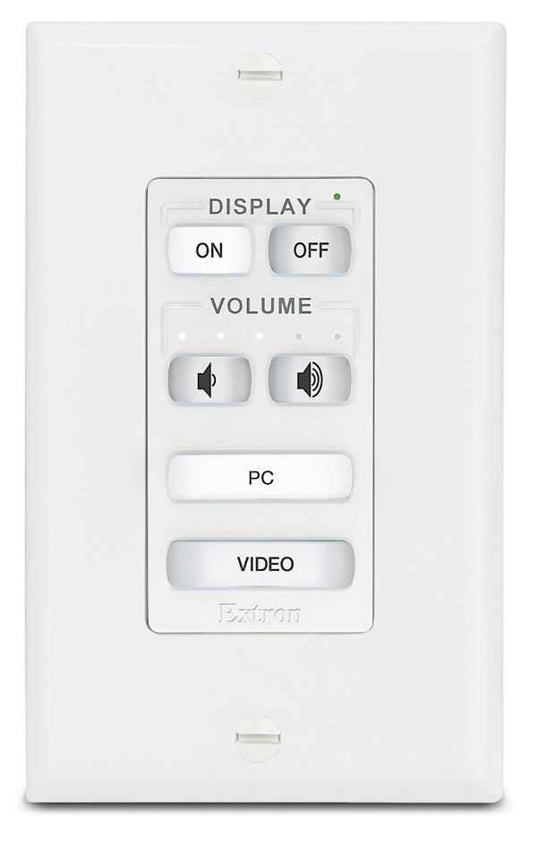 Extron MLC 62 RS D IR and RS-232 Control - Decorator-Style wallplate Video Extron