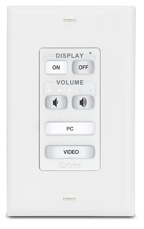 Extron MLC 62 RS D IR and RS-232 Control - Decorator-Style wallplate Video Extron