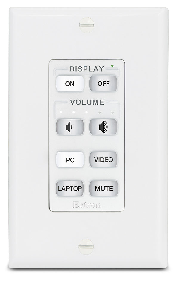 Extron MLC 62 RS D IR and RS-232 Control - Decorator-Style wallplate Video Extron