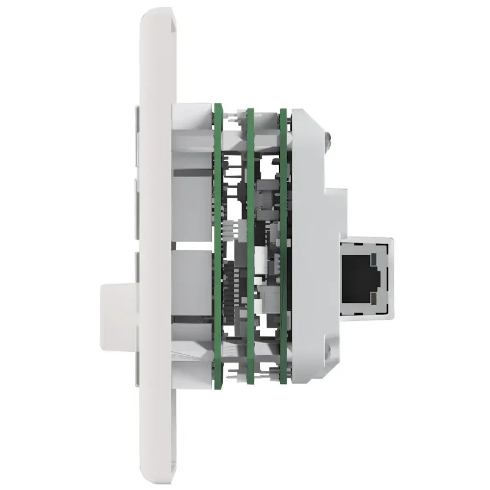 Extron MLC Plus 100 White and Black Faceplates, 2-Gang
